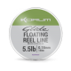 Fir Monofilament Korum -  Glide Floating Reel Line 9.9lb 0.25mm 150m